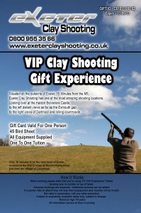 clay shooting voucher exeter